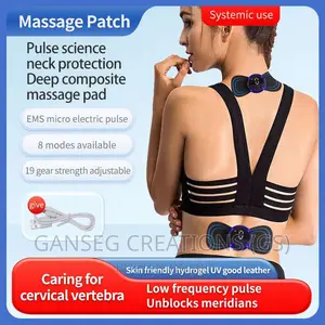 Neck Rechargeable Massager Electric Neck Massage EMS