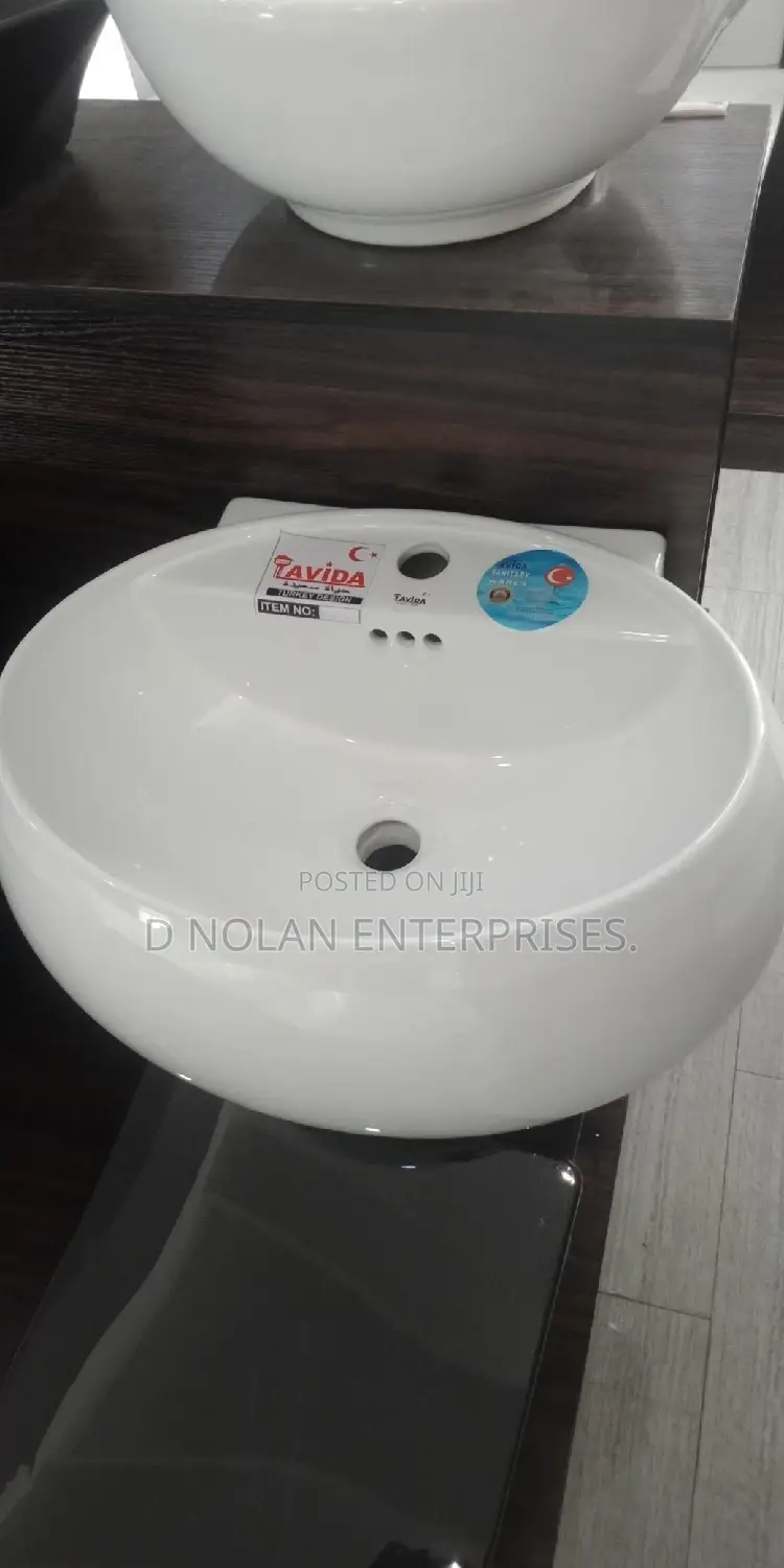 Egg Shape Wall Basin