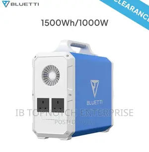 BLUETTI EB150: Blue Portable Energy Bank (1500wh/1000w)