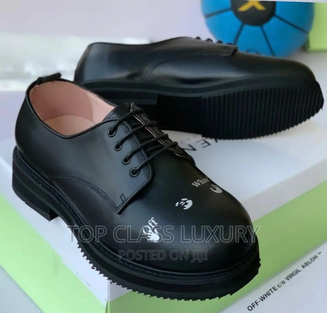 Off White Coperate Luxury Designer Flat Shoe