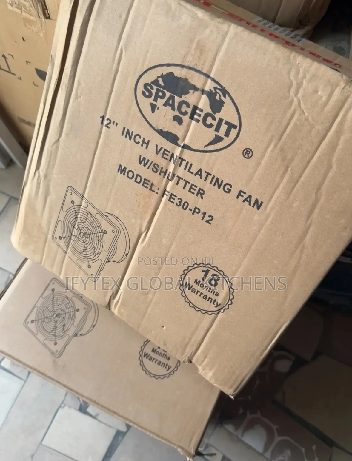 12” SPACECIT Ventilating Fan