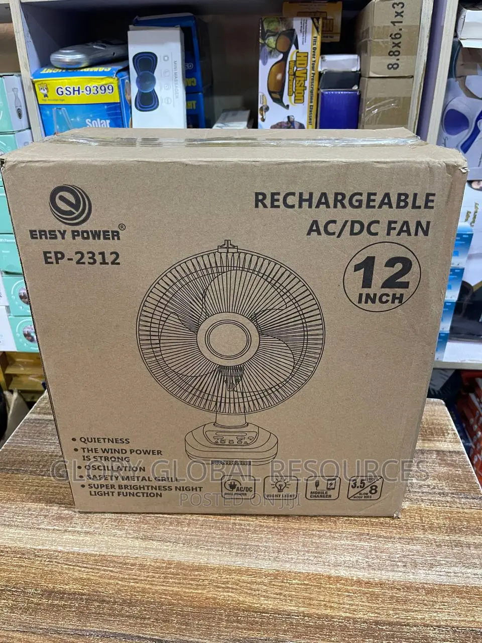 Rechargeable Ac/Dc Fan