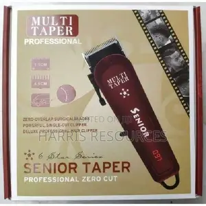 Senior Taper/Multi Taper Rechargeable Clipper
