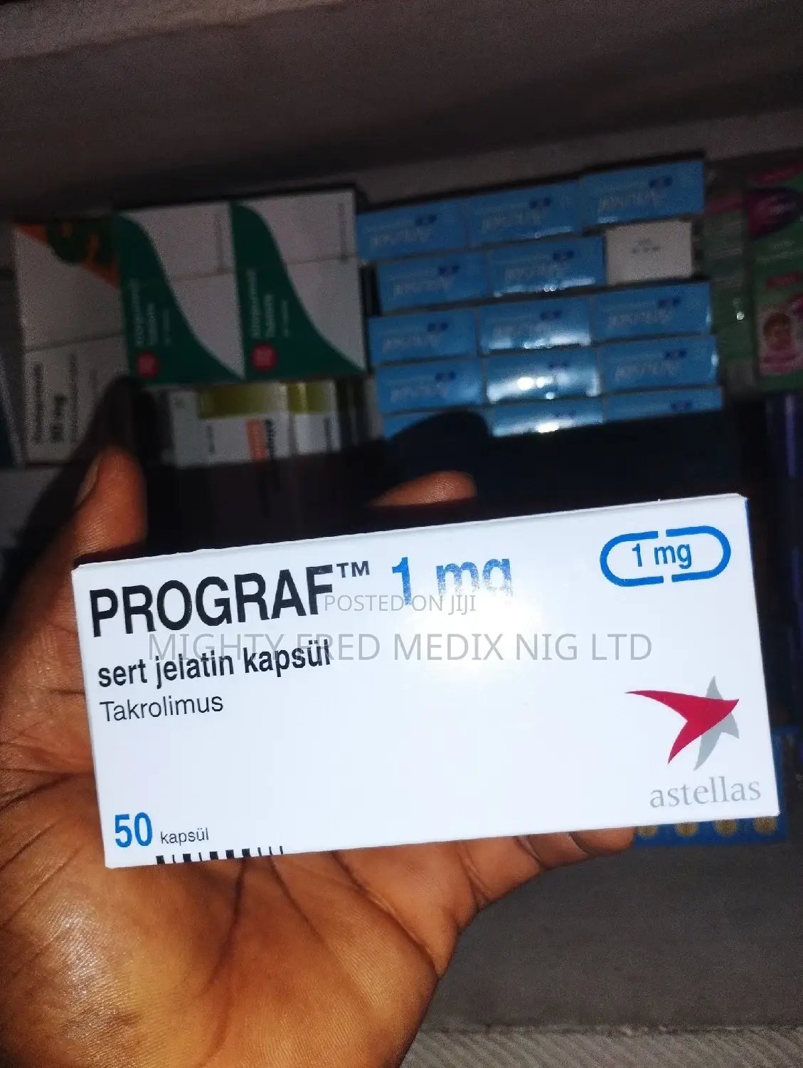 Prograf 1mg 50capsules