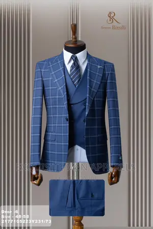 Quality Turkish Bespoke Checkered Men’S Suit
