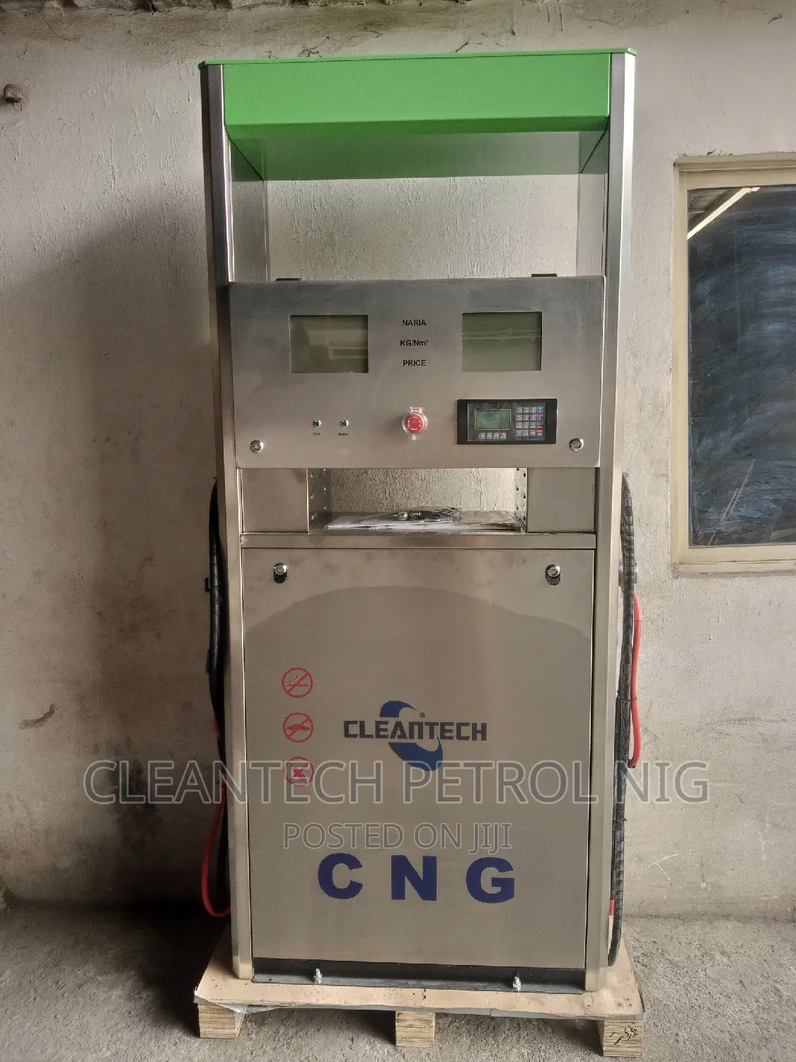 CNG Double Nozzle Dispenser (Stainless Steel Body