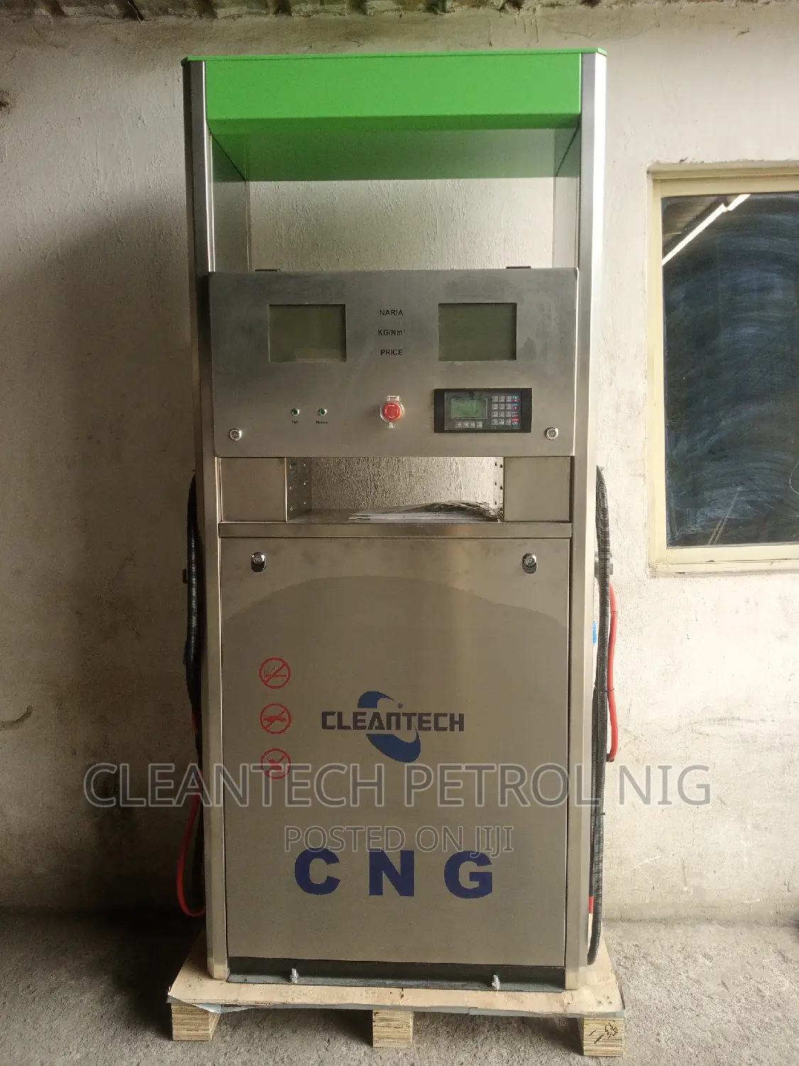 CNG Double Nozzle Dispenser (Stainless Steel Body