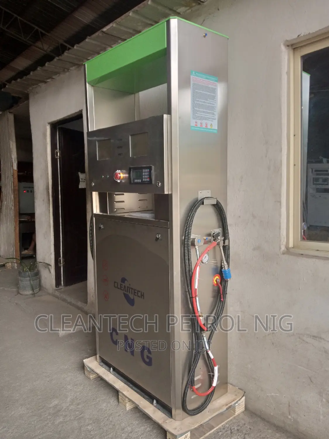 CNG Double Nozzle Dispenser (Stainless Steel Body