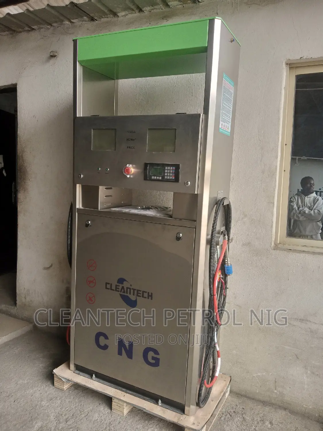 CNG Double Nozzle Dispenser (Stainless Steel Body