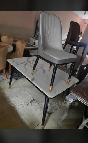 4 Seater Marble Top Dinning Table