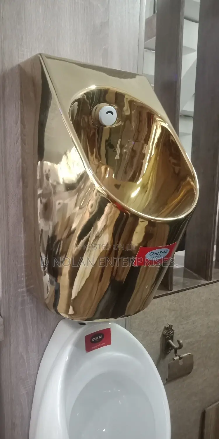 Gold Sensor Urinal