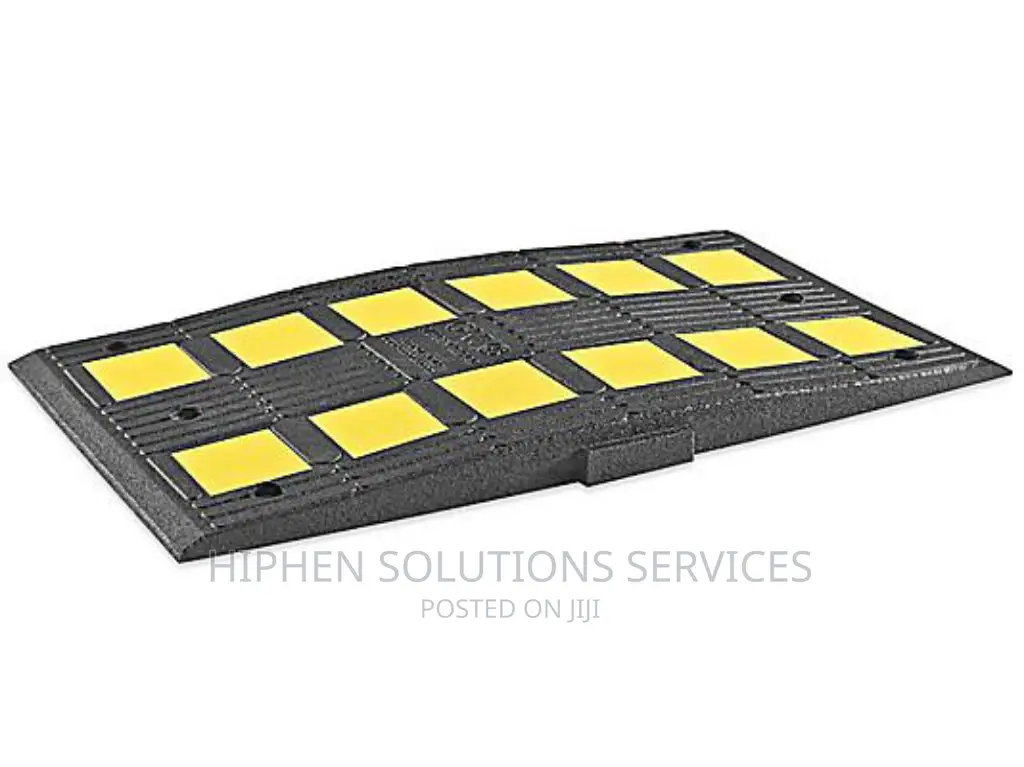 Portable Speed Hump With End Caps