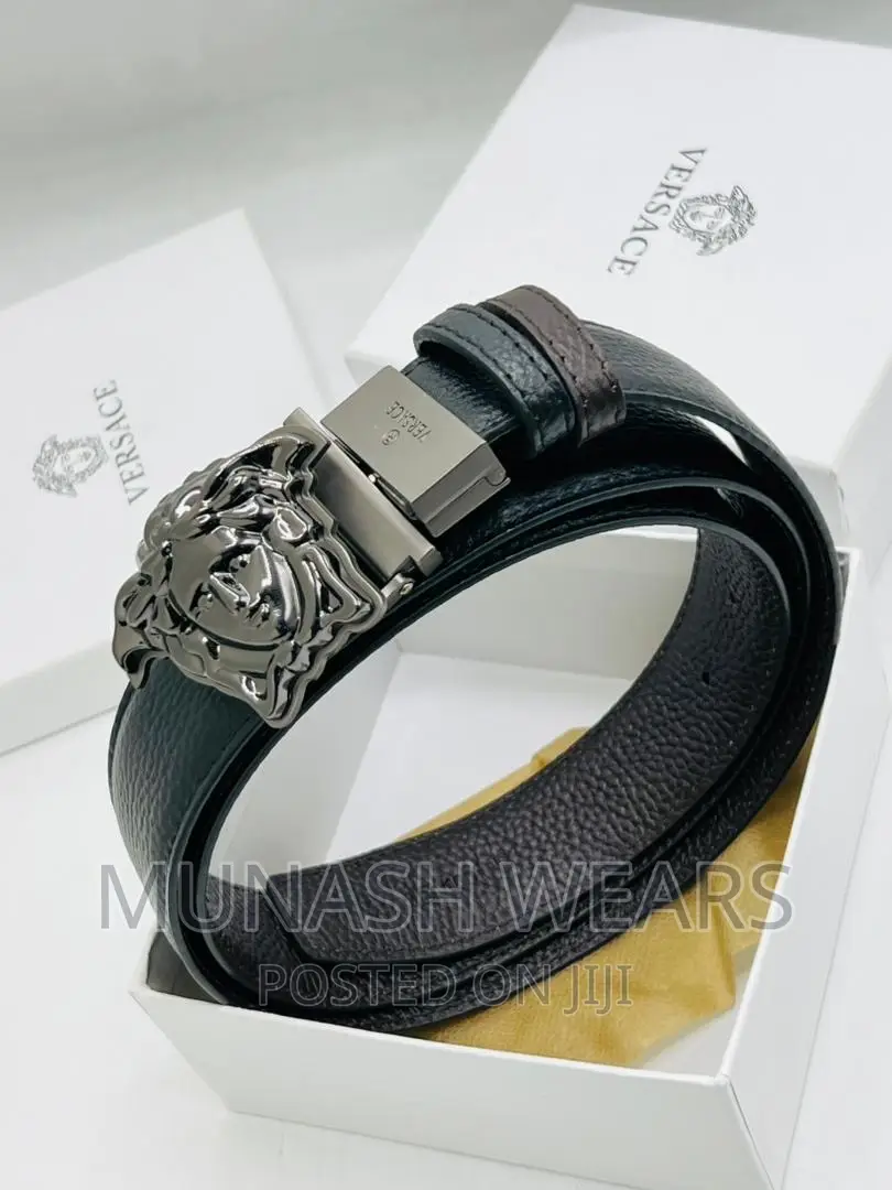 Luxury Original Versace Leather Belt