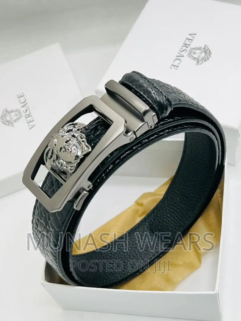 Luxury Original Versace Leather Belt