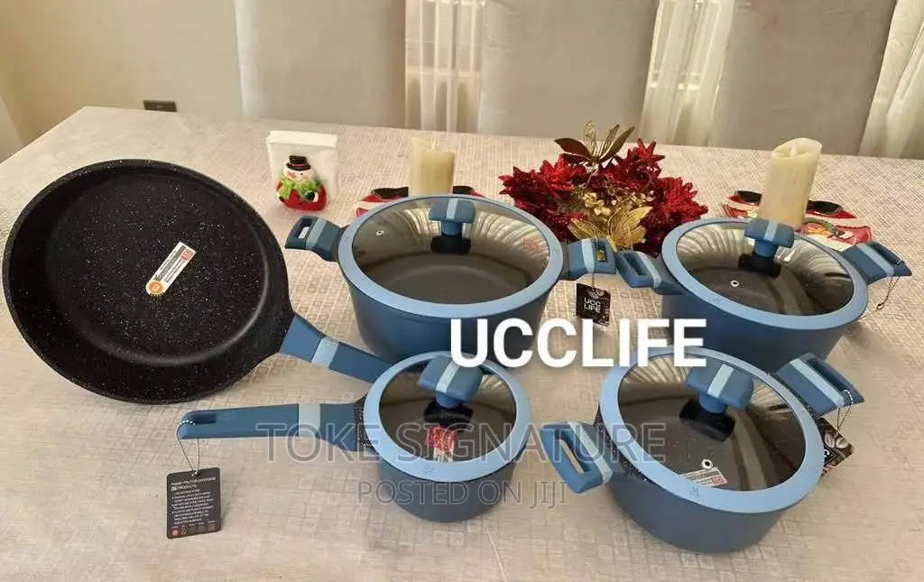 9pcs Granite Pot