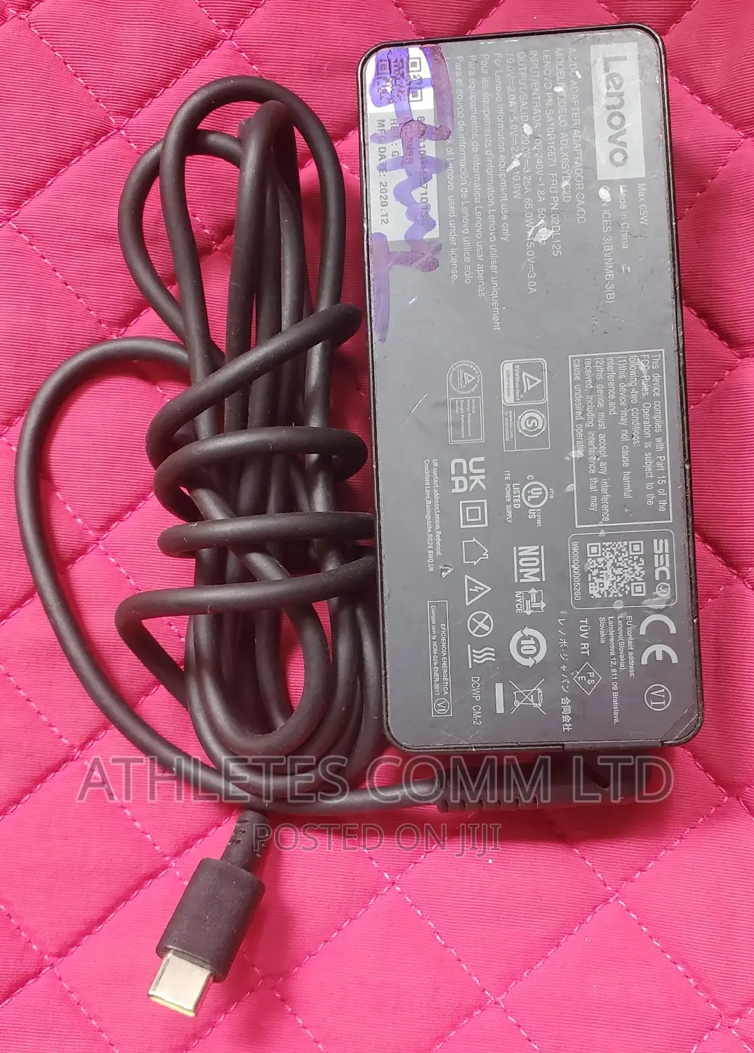Lenovo Laptop 65watts Type C Charger