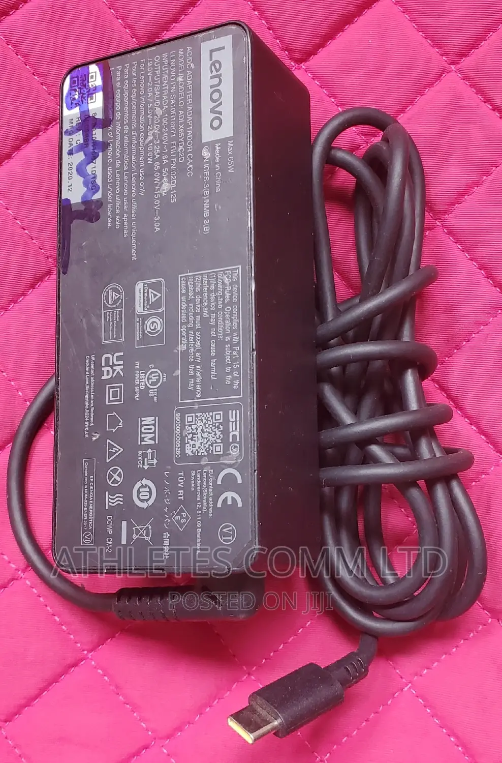 Lenovo Laptop 65watts Type C Charger