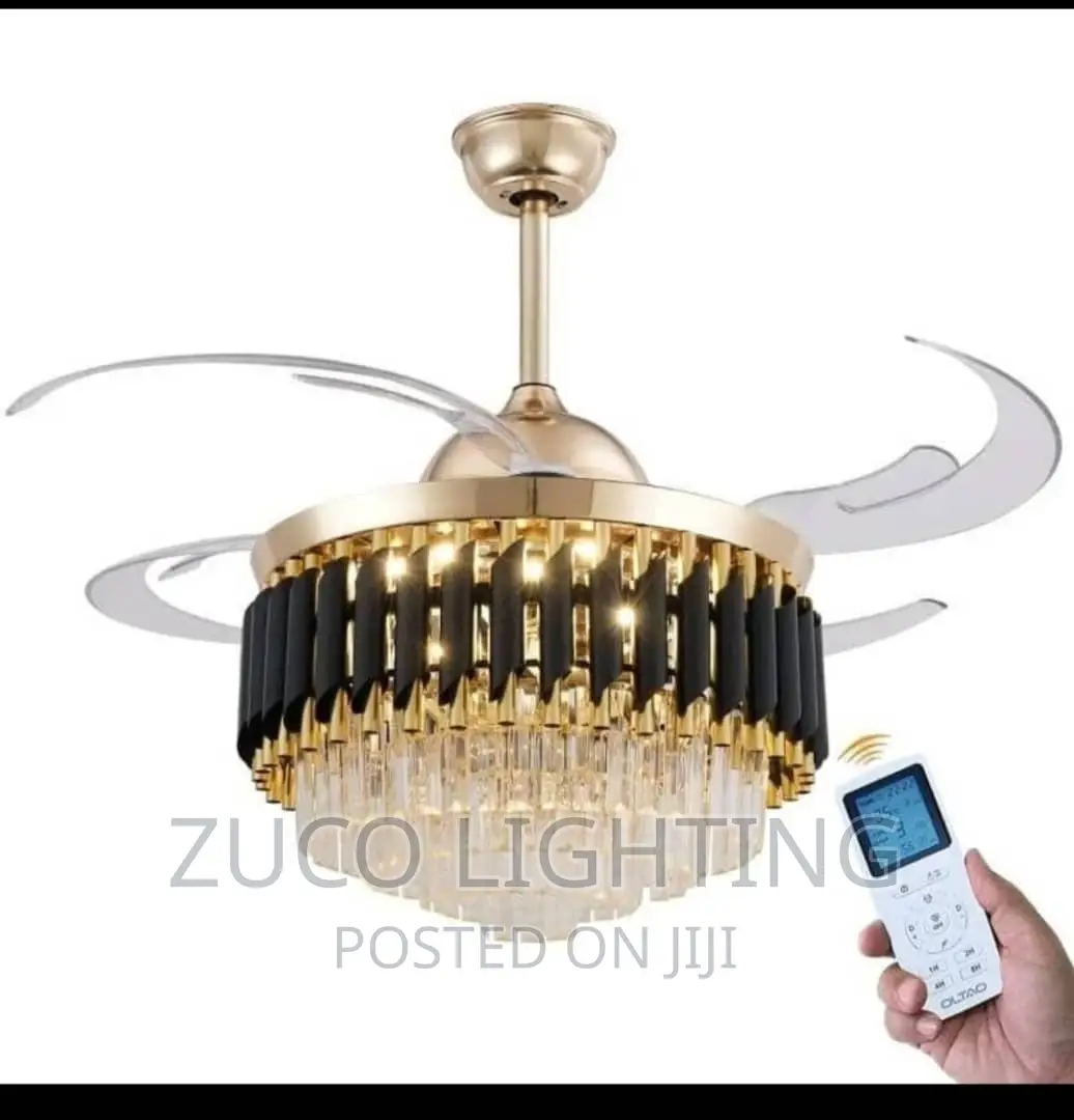 Modern Luxury LED Creative Chandeliers With Ceiling Fans