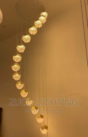 Modern Luxury LED Creative High Dropping Chandelier
