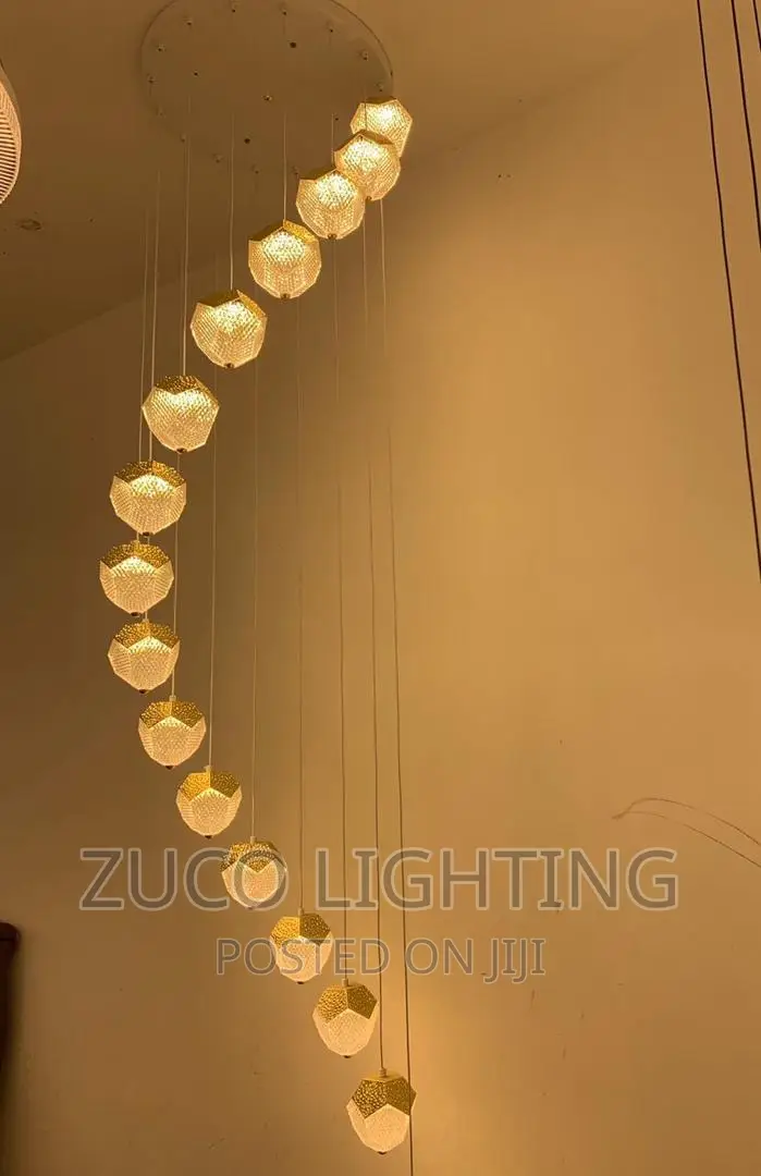 Modern Luxury LED Creative High Dropping Chandelier