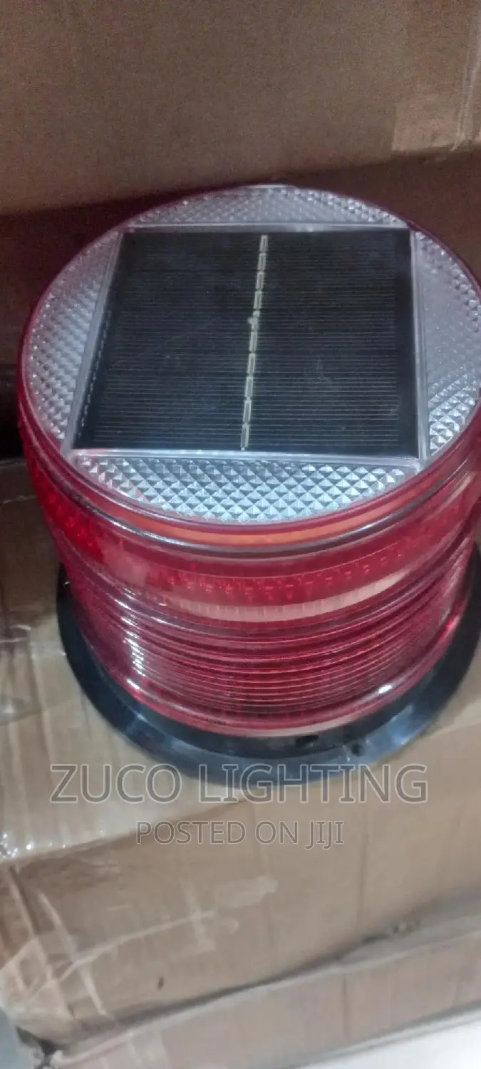 Modern High Visible Solar Powered Navigation Warning Light