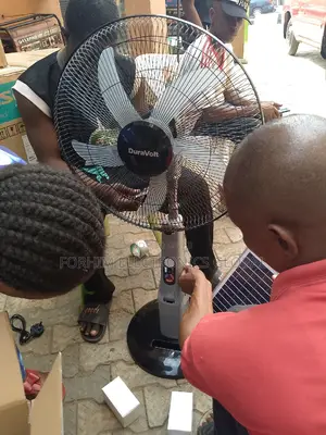 Duravolt Solar Rechargeable Fan.