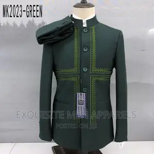 Quality Clerical Safari Men’S Suit