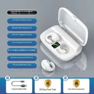S29 Bone Conduction Ear-Clip With Power Bank