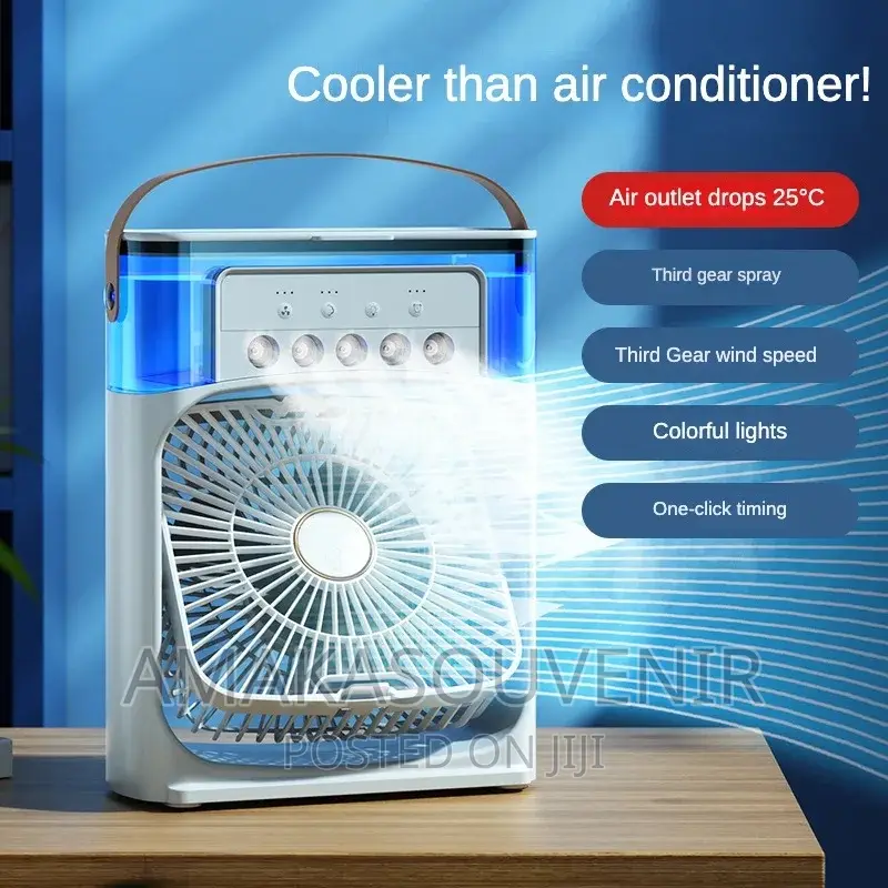 3in1 Portable Fan Air Conditioner Humidifier Cooling USB Fan in Lagos