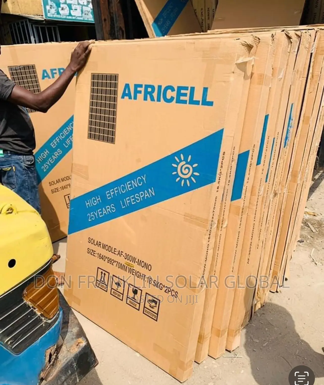300watts Africell Mono Solar Panel
