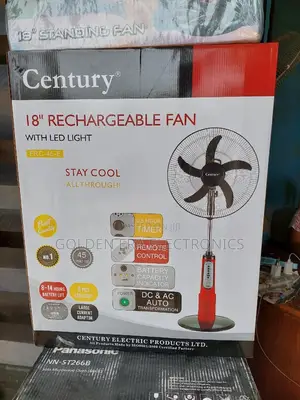 Century Rechargeable Fan 18inches