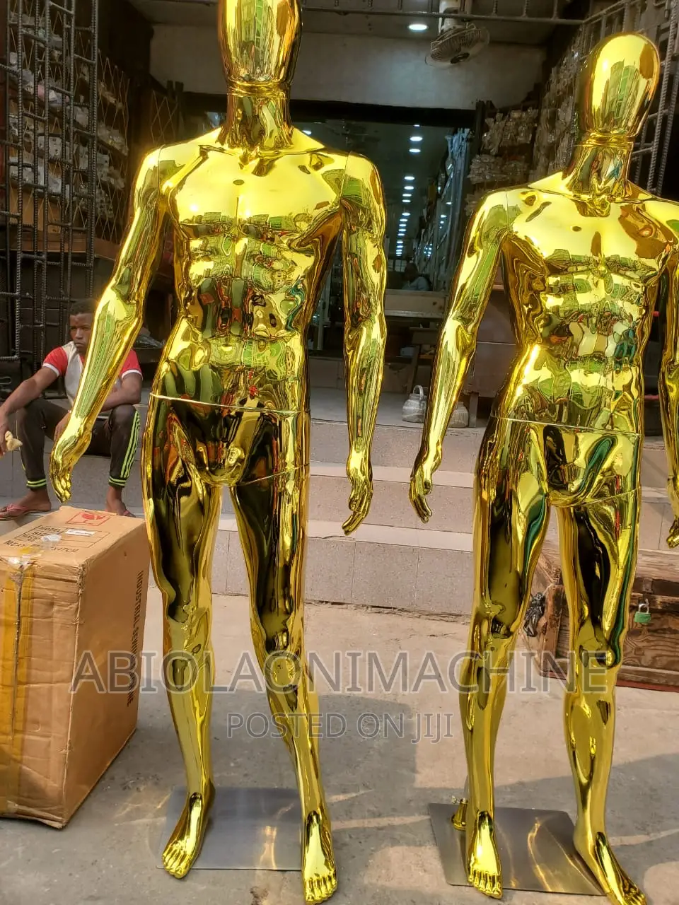 Gold Male Mannequin, Standard Size