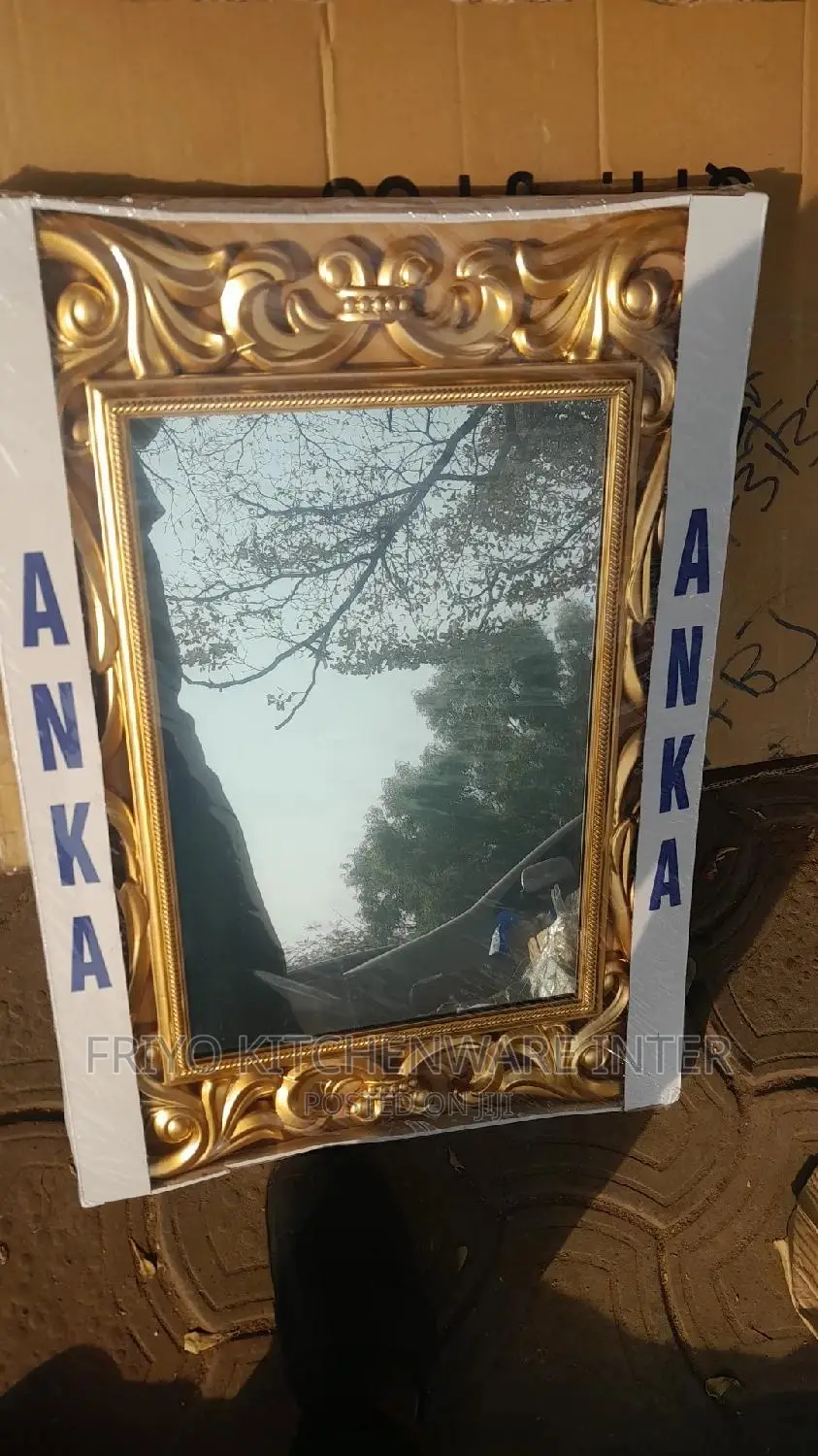 Gold Design Mirror