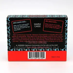Bedroom Command Couple Card Game