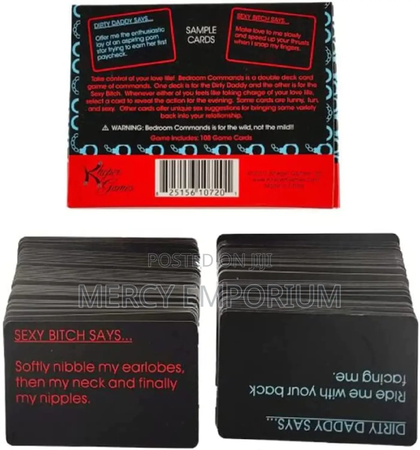 Bedroom Command Couple Card Game