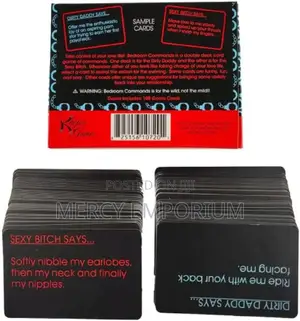 Bedroom Command Couple Card Game