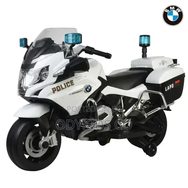 Licensed Police Electric Ride on Kids Racing Motorcycles