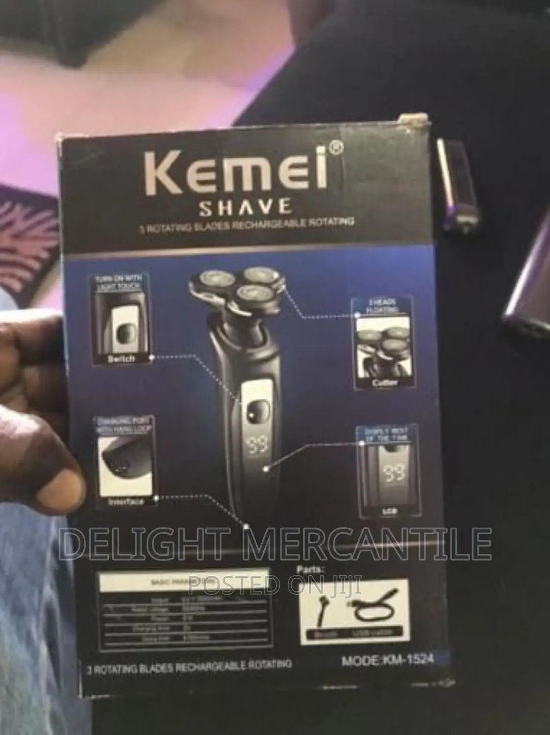 Kemei Rechargeable Shaver