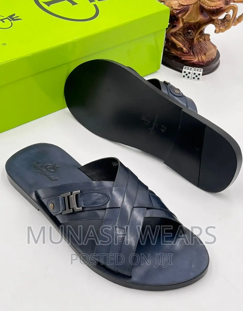 Italian Leather Slipers