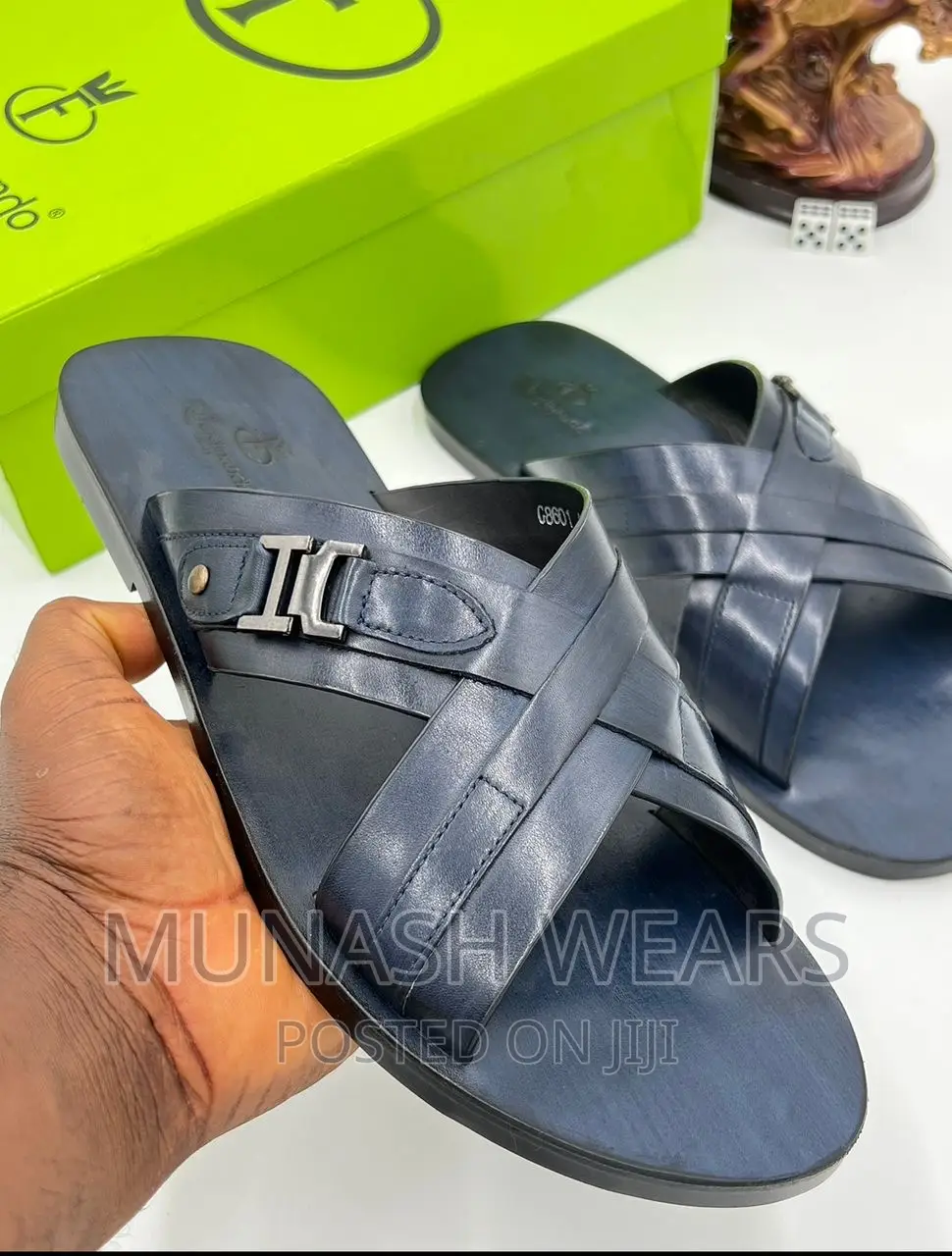 Italian Leather Slipers