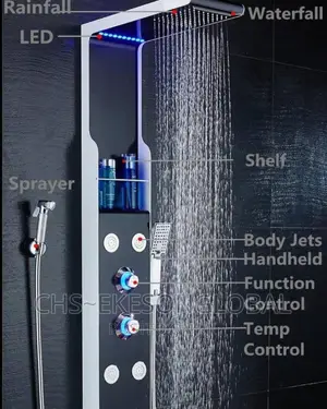 Best Quality Luxury Power Shower With LED Light and Body Jet