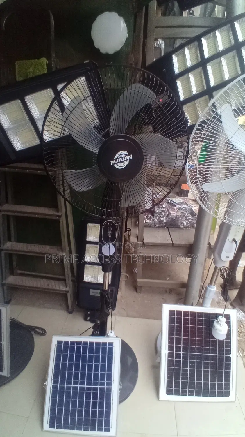 Solar Reachable Standing Fan