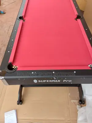 6ft Brand New Supermax Pro Foldable Snooker Board