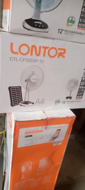 12 Inches Lontor Rechargeable Table Fan