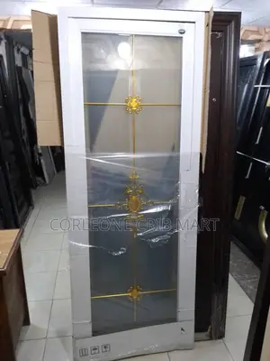 Toilet Gold Chrome Glass Door