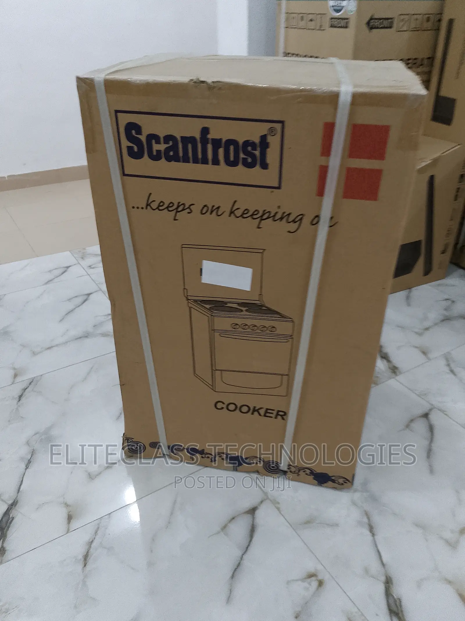 Scanfrost 4 Gas Burner and Oven CK 5400