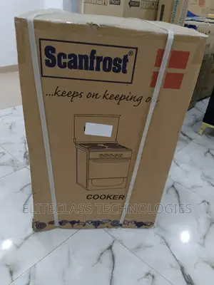 Scanfrost 4 Burner Standard Gas Cooker With Oven CK 5400
