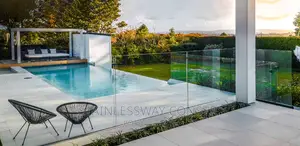 Swimming Pool Glass Rail