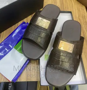 Original D G Leather Slipers