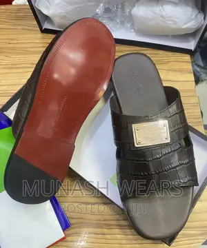 Original D G Leather Slipers